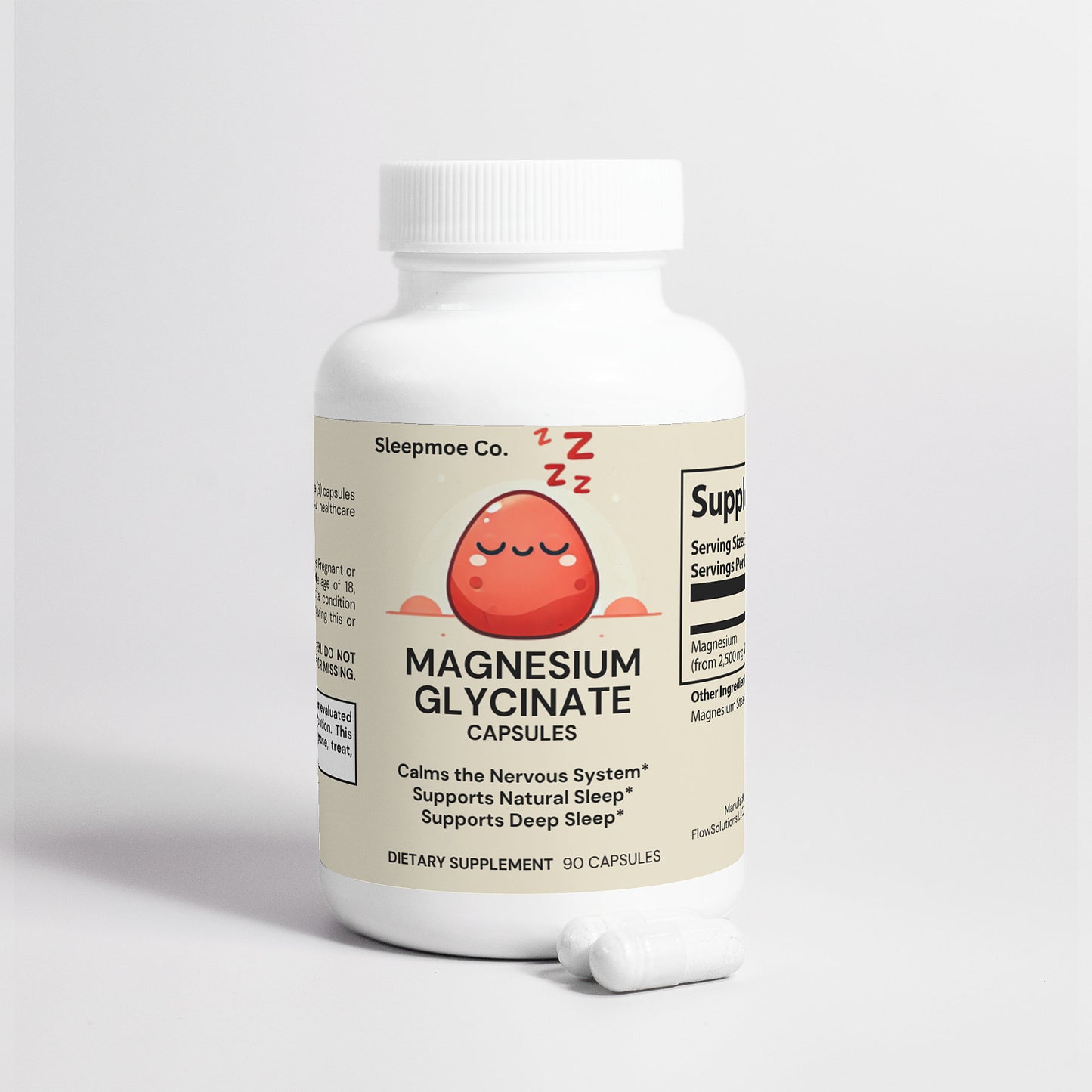 Magnesium Glycinate: Calming Anti-Anxiety Blend